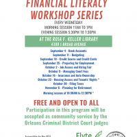 Financial Literacy Workshop Series OPD Flyte Rosa F. Keller simple